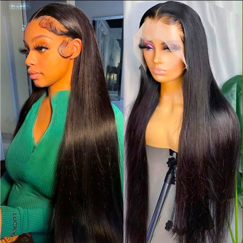 HD Transparent 360 Lace Frontal wig4x4 Lace Closure Wig Straight 13x6 Lace Front